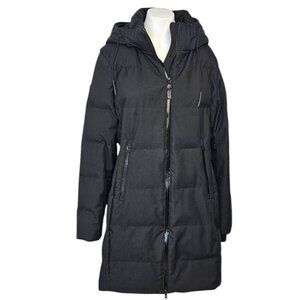 Atelier Noir Womens Sydney Jacket, Down, Feather, Black, Parka, Size Small